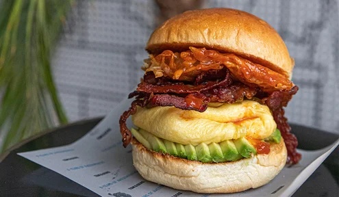 Breakfast Bap Bun